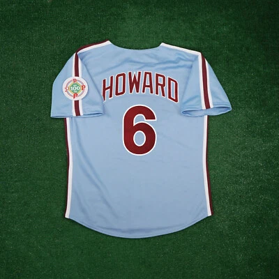Ryan Howard 1984 Philadelphia Phillies Cooperstown Men's Blue Away Jersey - Image 1 of 4