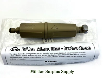 U.S. Military Surplus MSR Inline Micro Filter #NSN 4610-01-542-3842