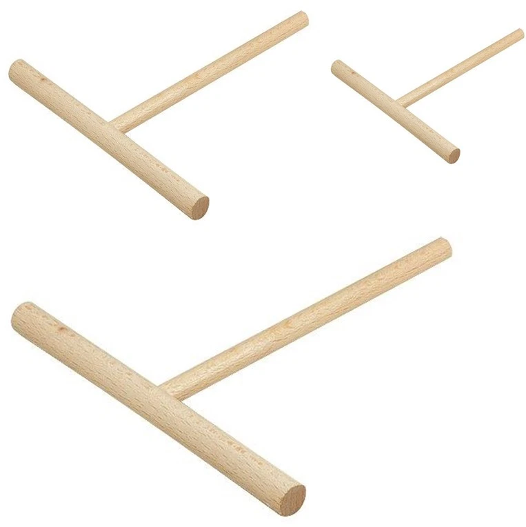 3 x Crepe Crepes Verteiler Teigverteiler Teig 14 cm Buchenholz - Bild 1 von 1