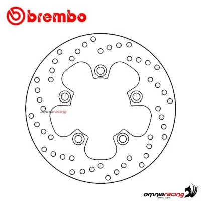 Brembo Bremsscheibe Serie Oro R�ckseite Fest fur Suzuki GSXR600 2006-2007 Foto 1 de 4