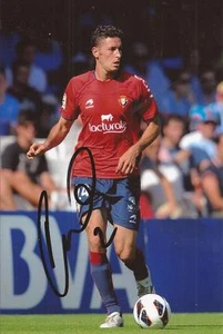 OSASUNA * DAMIA ABELLA SIGNED 6X4 ACTION PHOTO+COA - Picture 1 of 1