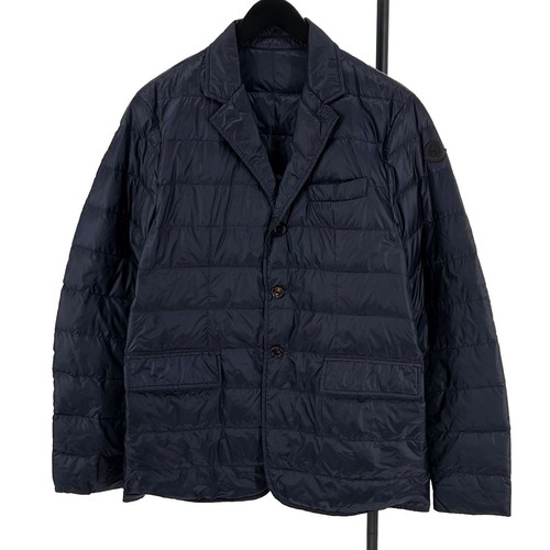 Giacca blazer trapuntato Moncler blu navy 133089951