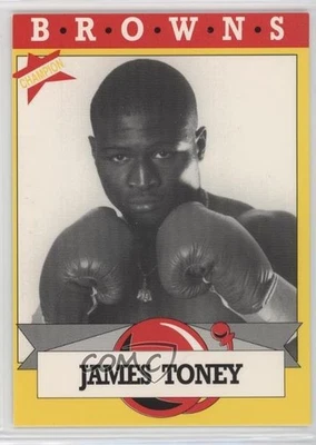 1993 Brown's Boxing Cards James Toney #73 - Image 1 of 2