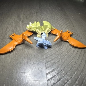 Lego Dinosaurs. Lot Of 4. Pterodactyls, Baby Triceratops And Baby Dragon. - Picture 1 of 9