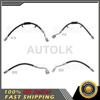 Sunsong Brake Hose Line Fits 2011 2012 2013 2014 2015 2016 2017 Dodge Durango - Image 1 of 4