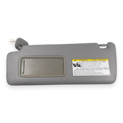 Viseira solar lateral esquerda para motorista Toyota Highlander 2001-2007 cinza iluminado - Imagem 1 de 4