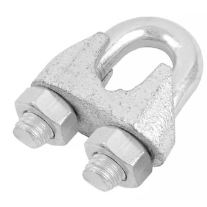 Bügelklemme 3-20mm Drahtseilklemmen Drahtseil Stahlseil  Seilklemme verzinkt - Bild 1 von 29