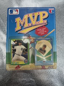 Jack Morris 1990 Ace Novelty MVP Score Baseball Card & Pin Set Tigers Carded