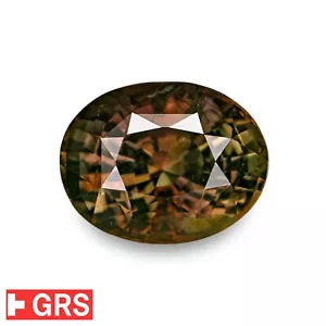 GRS zertifiziert TANSANIA Alexandrit 5,55 Ct. natürlich unbehandelt SELTEN grün bis rot - Bild 1 von 7
