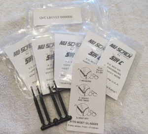 NU-SCREW EYEGLASS EMERGENCY REPLACEMENT SCREWS, QVC L81153 000000 (3, 6ct Pkgs) - Picture 1 of 4