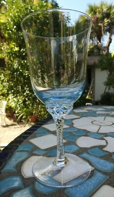 Copa de agua azul Sasaki Hawthorne 656261 vidrio de repuesto 7" - uno Foto 1 de 4