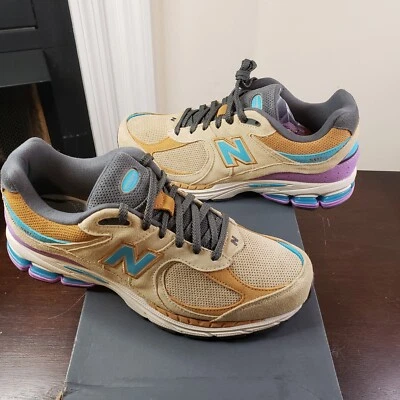 New Balance M2002RWA Incense Heliotrope Men's Size 13 2002R J Crew Beige - Image 1 of 4