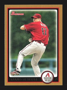 2010 Bowman Baseball Gold #23 Brandon Webb Gold