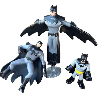 LOT of 3 TM & DC Comics Made For McDonald's Batman Collectible Toy Figurines - Image 1 of 4