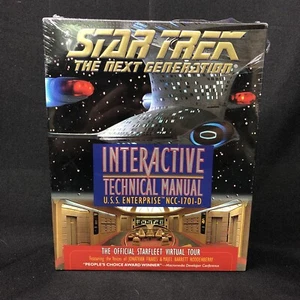 Star Trek The Next Generation Interactive Technical Manual New PC Big Box Cd ROM - Picture 1 of 8