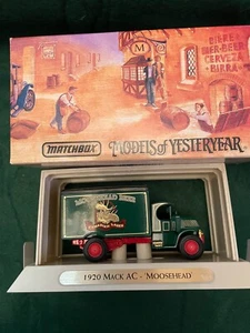 Matchbox Models of Yesteryear Great Beers 1920 Mack AC Moosehead Truck YGB09 NEW - Picture 1 of 2