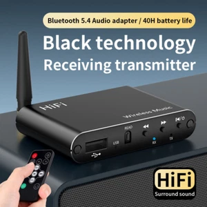 Bluetooth-Compatible 5.4 Audio Adapter AUX Receiver Transmitter 2-in-1 - Imagen 1 de 21