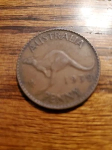 1939 Australian ONE PENNY - Picture 1 of 2