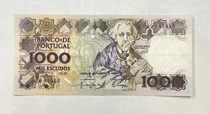 Banco De Portugal 1000 Mil Escudos 1987 Uncirculated - Picture 1 of 2