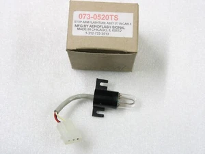 New Genuine Aeroflash 073-0520TS Flash Tube Assembly with 3" Cable NOS - Bild 1 von 5