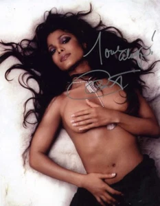 Signiertes Janet Jackson 8x10 Color RP Foto coa GARANTIE ORIGINAL RP AUTOGRAMM - Bild 1 von 1