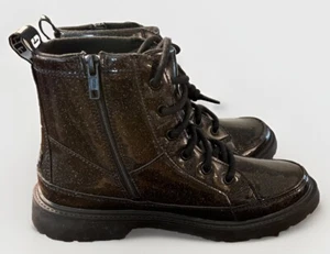 UGG KIDS ROBLEY GLITTER SIZE 5 BOOTS BLACK 1116377K (AUTHENTIC) BRAND NEW - Picture 1 of 14