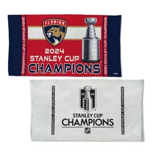 NHL Florida Panthers 2024 Stanley Cup Champs 2-Sided 22" X 42" Locker Room Towel - Picture 1 of 3