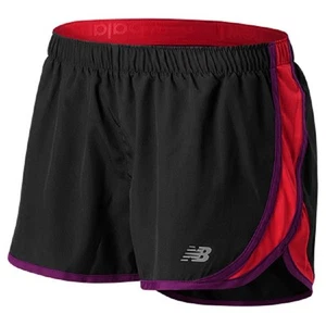 New Balance Accelerate 2.5in Women Shorts & Skirt Cerise/BLK WS53145BCE MSRP $30 - Picture 1 of 2