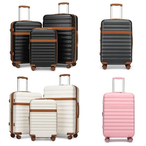 KONO 20/24/28Inch Hard Shell 4 Wheels Suitcase Cabin Luggage Expandable Case - Picture 1 of 42