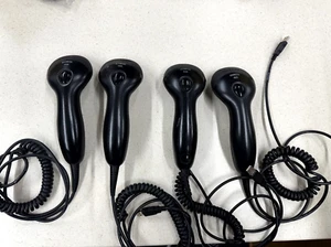 Honeywell Voyager MS9540 Inventory USB Cord Cashier Barcode Scanner Lot Of 4 - Picture 1 of 7