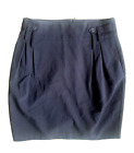 Women&#39;s Portmans Size 10 Black Short Corporate Skirt Mid Waist