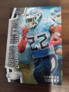 2023 PANINI CERTIFIED DERRICK HENRY CALLING CARDS FOOTBALL TENNESSEE TITANS - Picture 1 of 2