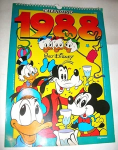 CALENDARIO WALT DISNEY 1988 - EDIGAMMA - Foto 1 di 1