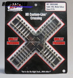 ATLAS 176 90 DEGREE CROSSING NS CODE 100 HO SCALE train track rail ATL176 NEW - Picture 1 of 2