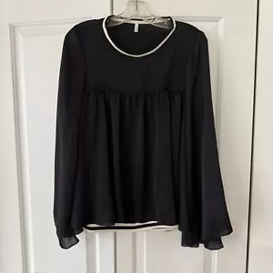 Faith Connexion Paris Greek Satin Boho Top - Picture 1 of 5