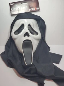 Scream Ghost Face Mask Easter Unlimited EU Fun World x8 - Picture 1 of 2