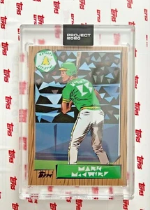 Topps Project 2020 #60 - 1987 MARK McGWIRE by Naturel - SP PR /2,687 - Picture 1 of 2