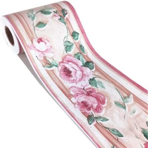 Elegant Purple Floral Molding Wallpaper Border Peel Stick Home Ceiling Decor... - Picture 1 of 7
