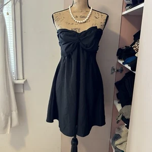Valley Girl Black Strapless Dress Size 10 With Tag Formal Party - Picture 1 of 8