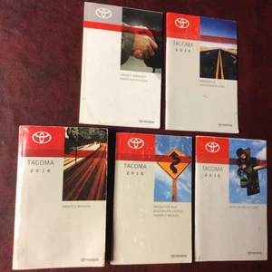 2016 TOYOTA TACOMA 2x4 4x4 OWNERS MANUAL + REF NAV & MAINT GUIDE ALL MODELS - Picture 1 of 6