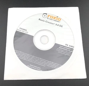 Roxio Creator 9.0 & DE CD/DVD Burning Recording Installation Software, NEW - Picture 1 of 1