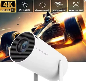 Magcubic Projector HY300Pro 4K Android 11 Dual Wifi6 290ANSIAllwinner H713 BT5.0 - Picture 1 of 5