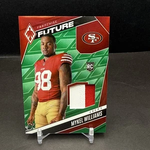 Mykel Williams 2025 Panini Phoenix Franchise Future Patch Green 51/99 49ers RD5 - Picture 1 of 2