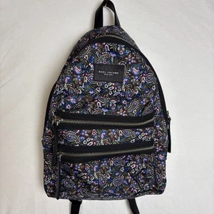 Mochila Marc Jacobs negra floral de cachemira - Imagen 1 de 9