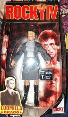 FIGURA ROCKY IV SERIE 4 LUDMILLA DRAGO BRIDGETTE NIELSEN SLY STALLONE MISP 2006 Foto 1 de 3