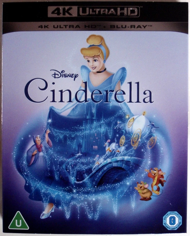 CINDERELLA - 1950 - 4K ULTRA HD UHD & BLU-RAY - DISNEY - Image 1 of 2