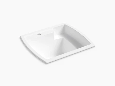 Sterling 995-0 Latitude 25" Single Basin Dual Mount Utility/Laundy Sink - White - Image 1 of 4