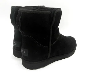 Size 7 UGG Cory II Women's Shearling Lined Boots Black Suede 1125792 - Picture 1 of 11