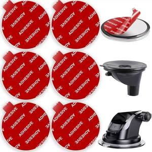 6 Stück 53 mm (2,09 Zoll) Klebstoffe für Saugnapf Ersatz, AZXYI weiß - Bild 1 von 2