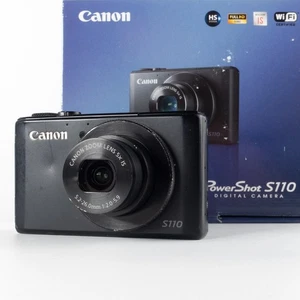 **LESEN** Canon PowerShot S110 12.1MP Digitalkamera – Schwarz_ - Bild 1 von 14